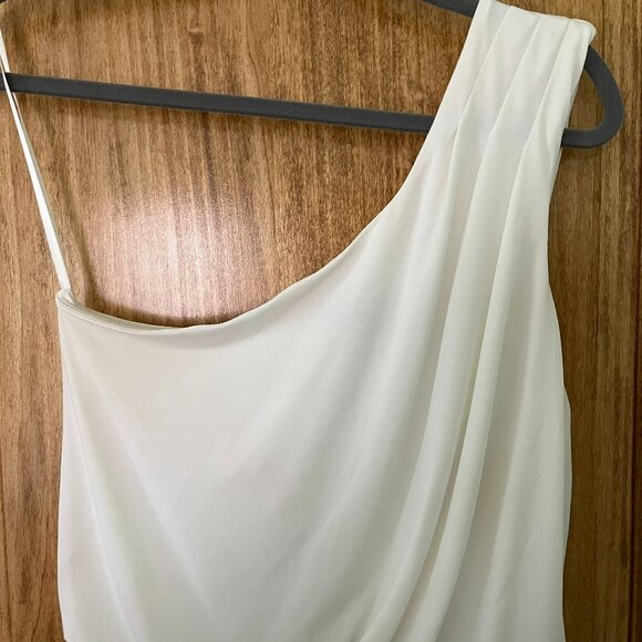 Nordstrom | City Studio One-shoulder Ruched Sequin Mini Dress | Medium - Picture 3 of 5